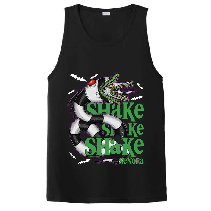 Beetle Juice Snake Shake Shake Senora Halloween Performance Tank