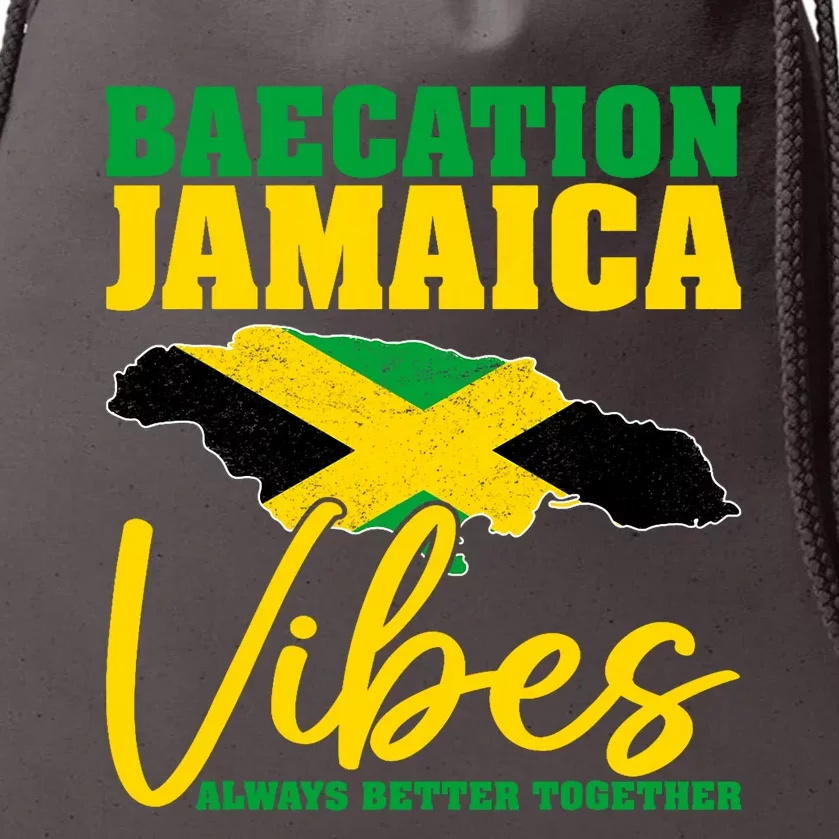 Baecation Jamaica Vibes Matching Couple Vacation Trip Drawstring Bag