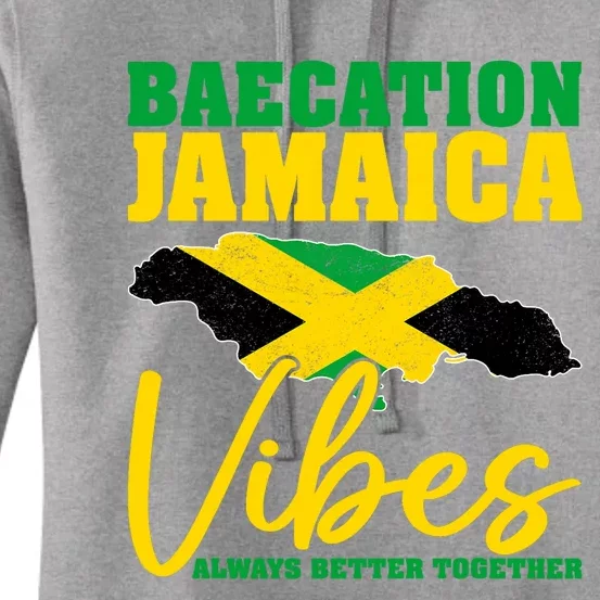 Baecation Jamaica Vibes Matching Couple Vacation Trip Women's Pullover Hoodie