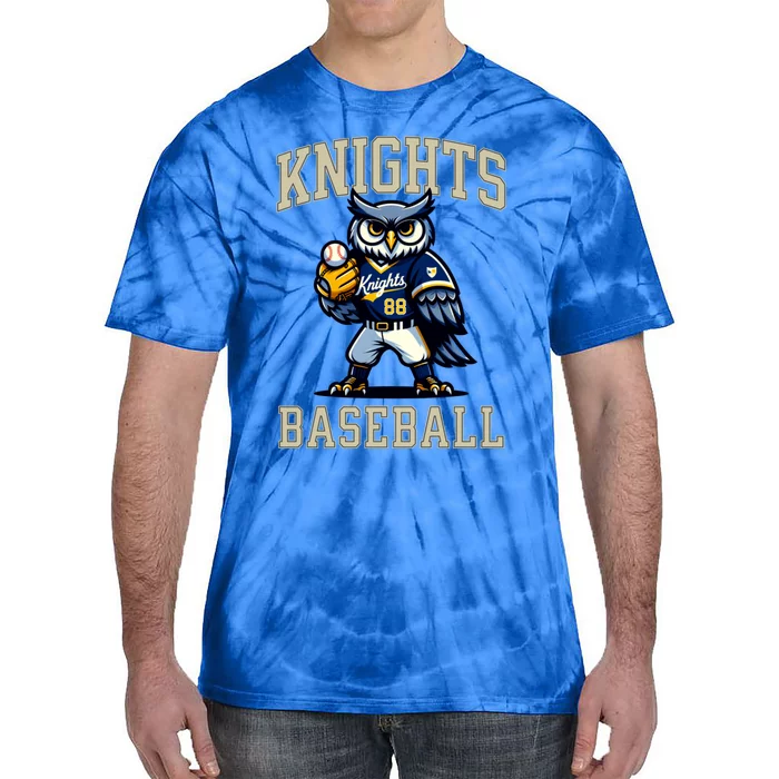 Blaine Knights 35+ Baseball Screech Owl #88 Tie-Dye T-Shirt