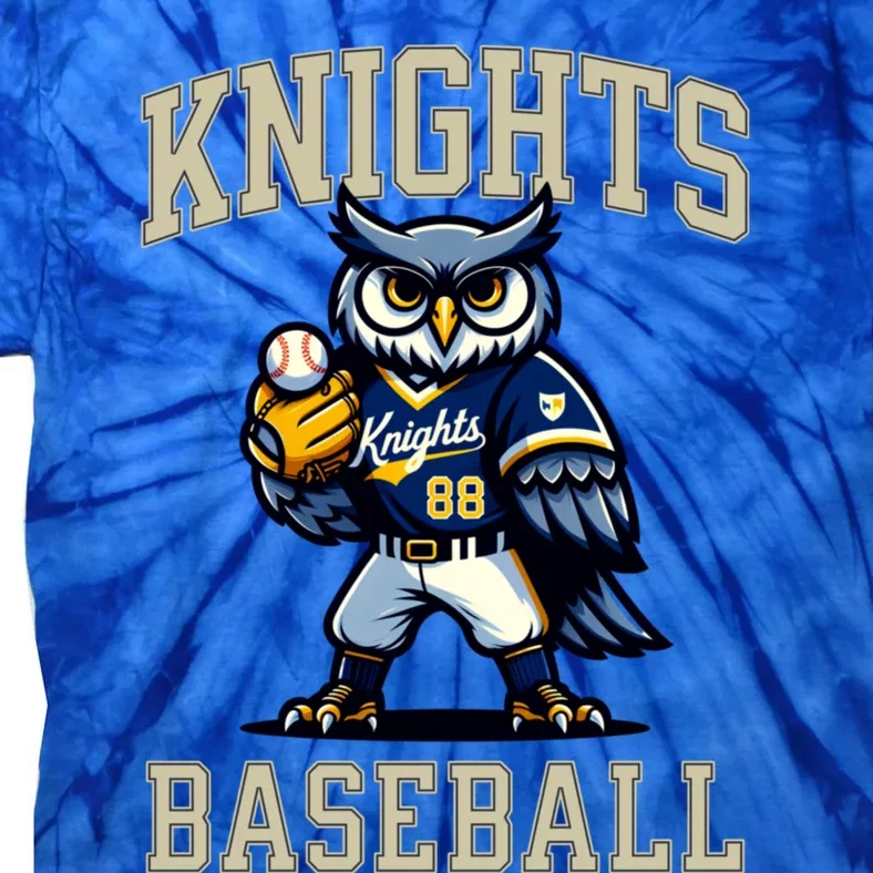 Blaine Knights 35+ Baseball Screech Owl #88 Tie-Dye T-Shirt