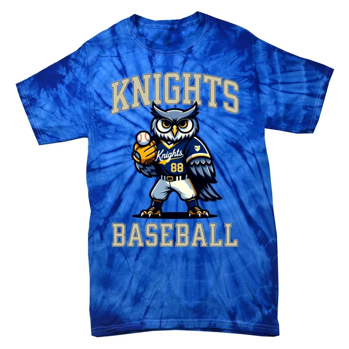 Blaine Knights 35+ Baseball Screech Owl #88 Tie-Dye T-Shirt