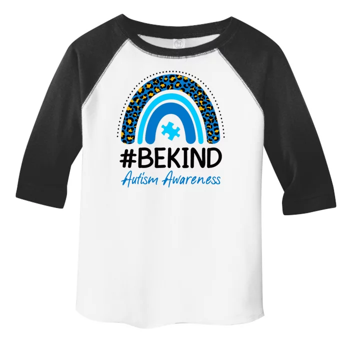 Be Kind Autism Awareness Puzzle Rainbow Toddler Fine Jersey T-Shirt