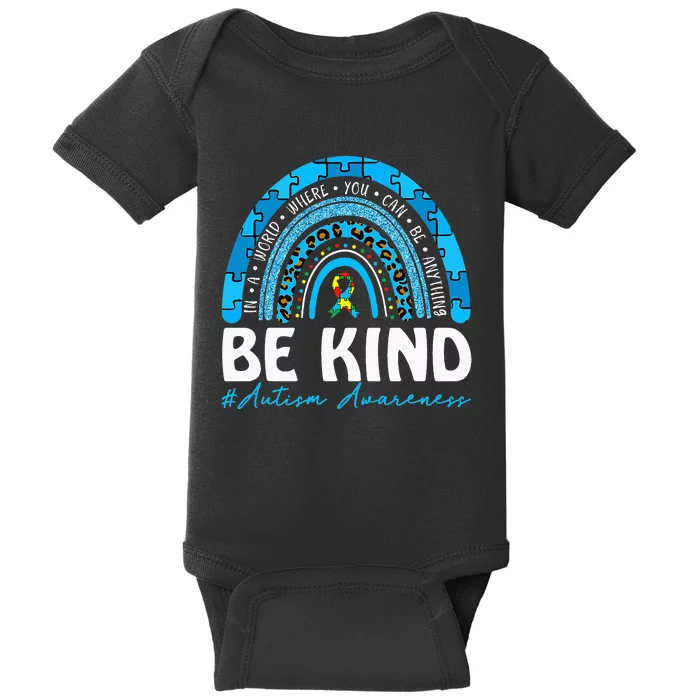 Be Kind Autism Awareness Baby Bodysuit