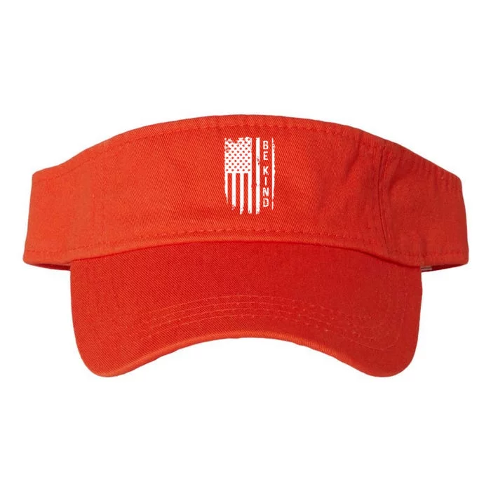 Be Kind American Flag Anti Bullying Unity Day Orange Valucap Bio-Washed Visor