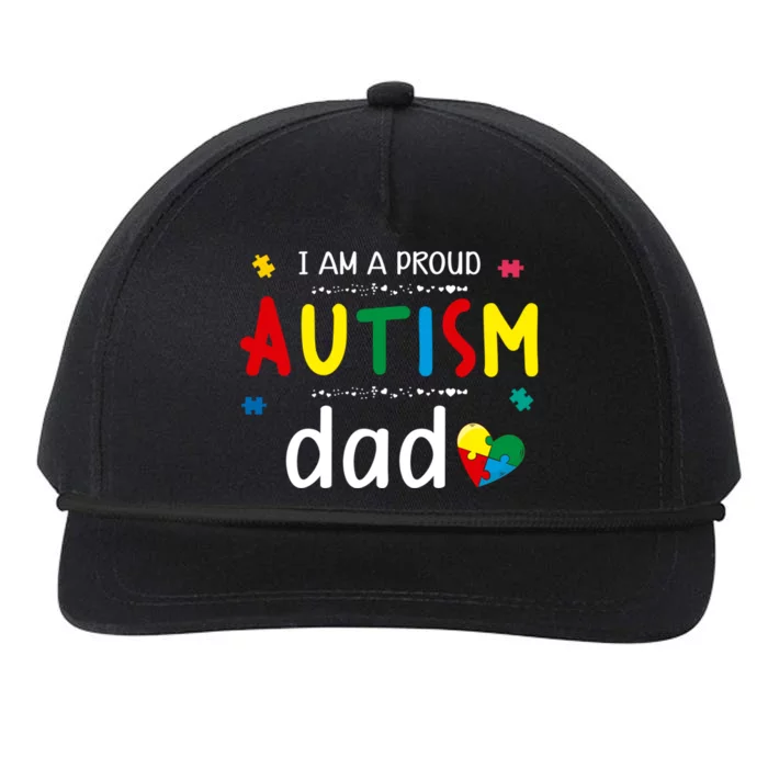 Be Kind Autism Awareness Gift Proud Autism Dad #Autismawareness Gift Snapback Five-Panel Rope Hat