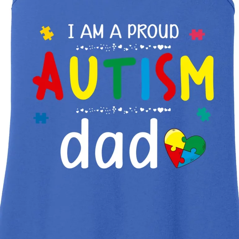 Be Kind Autism Awareness Gift Proud Autism Dad #Autismawareness Gift Ladies Essential Tank