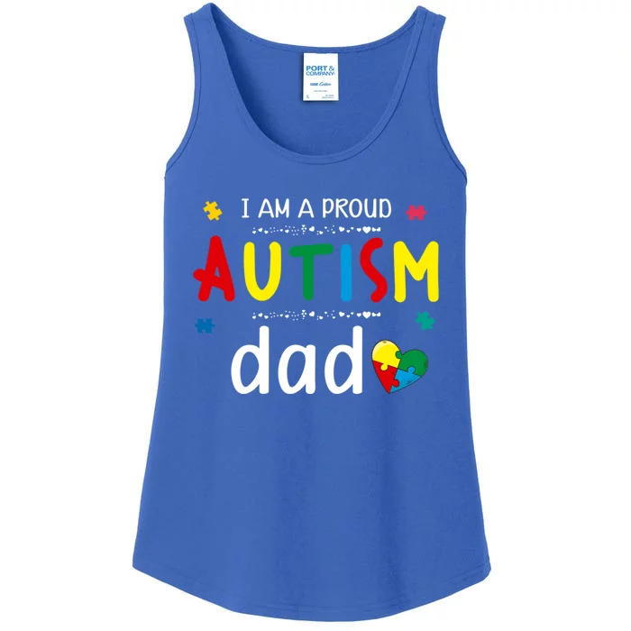 Be Kind Autism Awareness Gift Proud Autism Dad #Autismawareness Gift Ladies Essential Tank