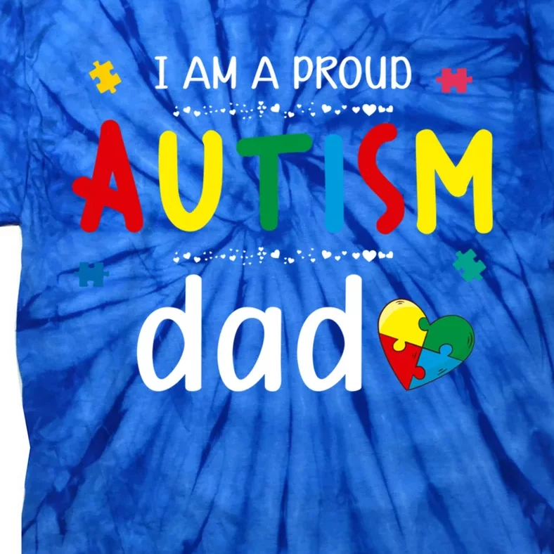 Be Kind Autism Awareness Gift Proud Autism Dad #Autismawareness Gift Tie-Dye T-Shirt