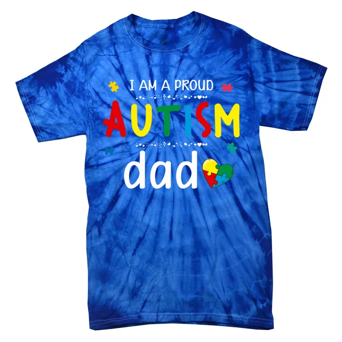 Be Kind Autism Awareness Gift Proud Autism Dad #Autismawareness Gift Tie-Dye T-Shirt