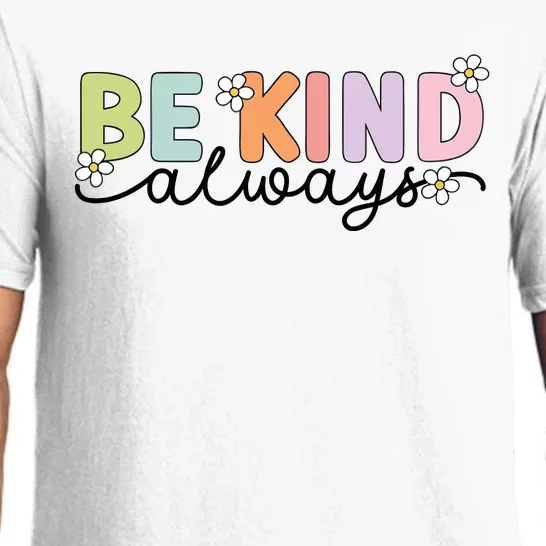 Be Kind Always Positive Floral Flower Pajama Set