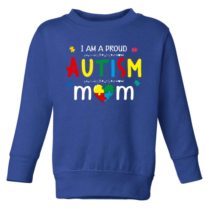 Be Kind Autism Awareness Gift Proud Autism Mom #Autismawareness Gift Toddler Sweatshirt