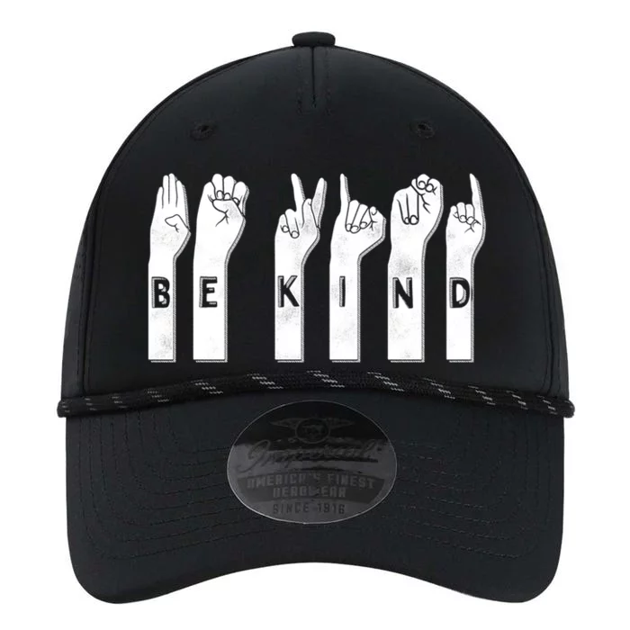 Be Kind American Sign Language Gift Performance The Dyno Cap