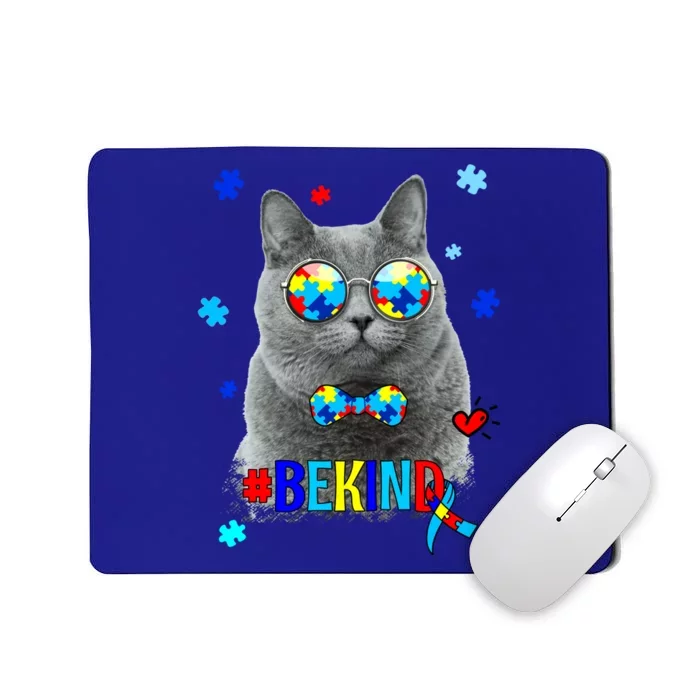 Be Kind Autism Awareness Messy Bun Puzzle Proud Autism Mom Gift Mousepad