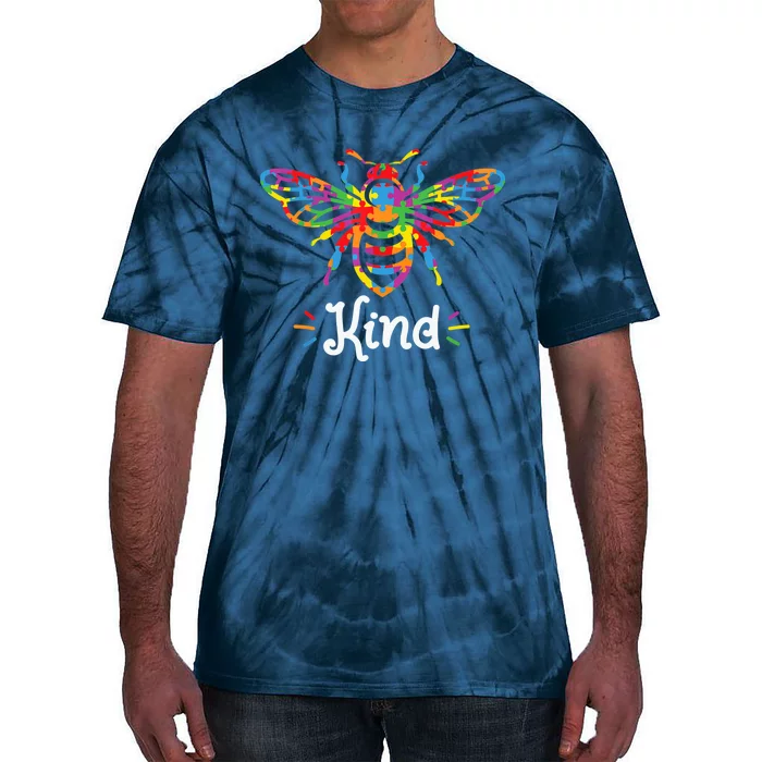 Be Kind Autism Awareness,Autism Bee Kind Tie-Dye T-Shirt