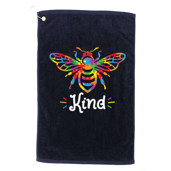 Be Kind Autism Awareness,Autism Bee Kind Platinum Collection Golf Towel