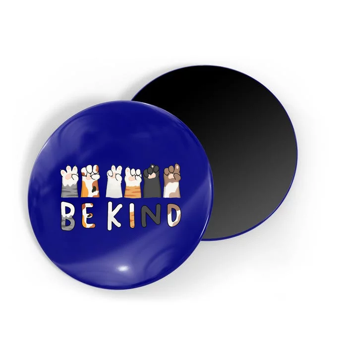 Be Kind ASL Sign Language Kindness Cat Paws Finger Signs Magnet