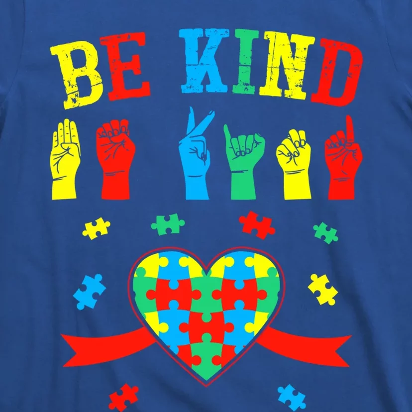 Be Kind Asl Sign Language Hand Talking Gift T-Shirt