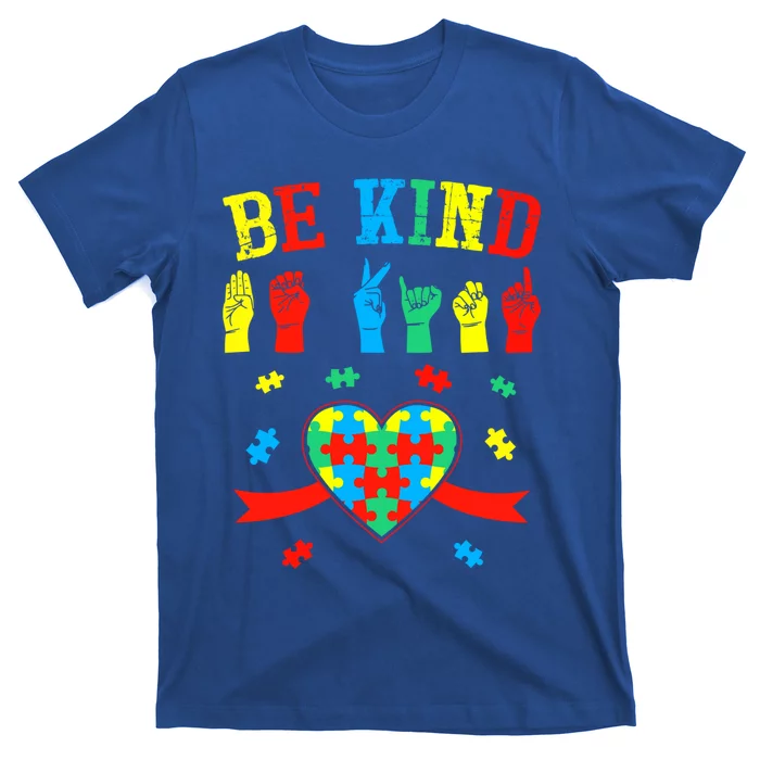 Be Kind Asl Sign Language Hand Talking Gift T-Shirt