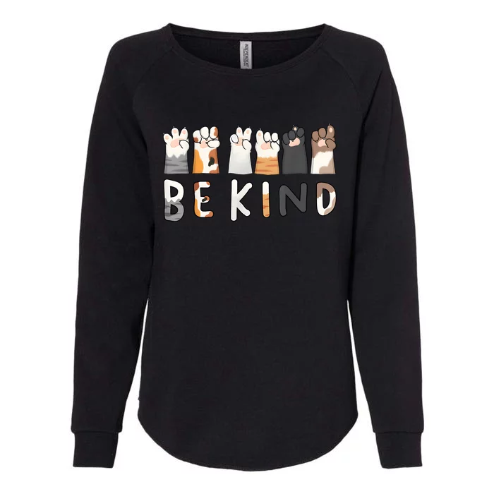 Be Kind Asl Sign Language Kindness Hand Talking Finger Signs Womens California Wash Sweatshirt