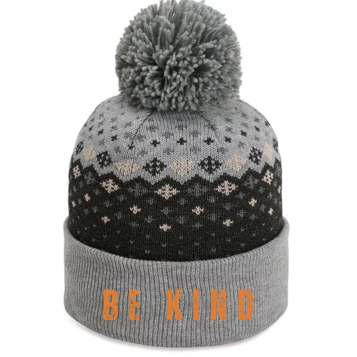 Be Kind Anti Bullying Awareness The Baniff Cuffed Pom Beanie