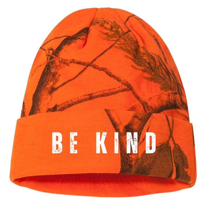 Be Kind Anti Bullying Awareness Kati - 12in Camo Beanie