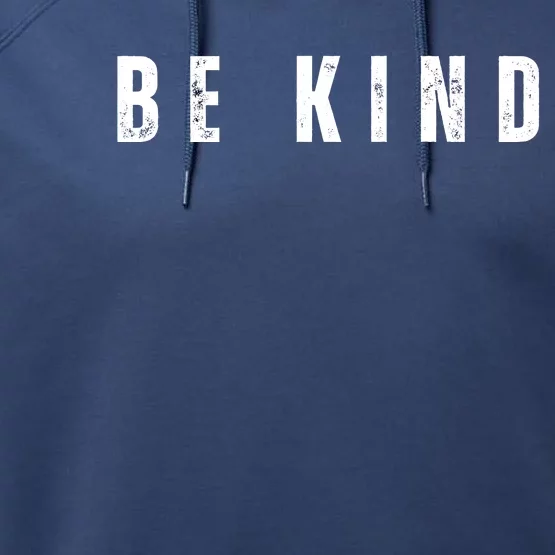 Be Kind Anti Bullying Awareness Performance Fleece Hoodie