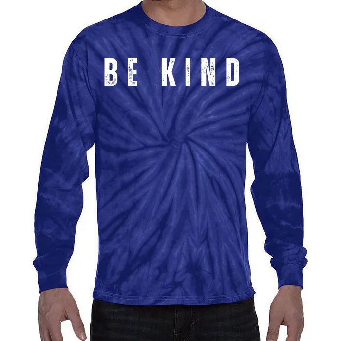 Be Kind Anti Bullying Awareness Tie-Dye Long Sleeve Shirt