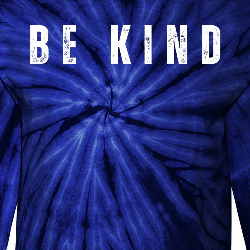 Be Kind Anti Bullying Awareness Tie-Dye Long Sleeve Shirt