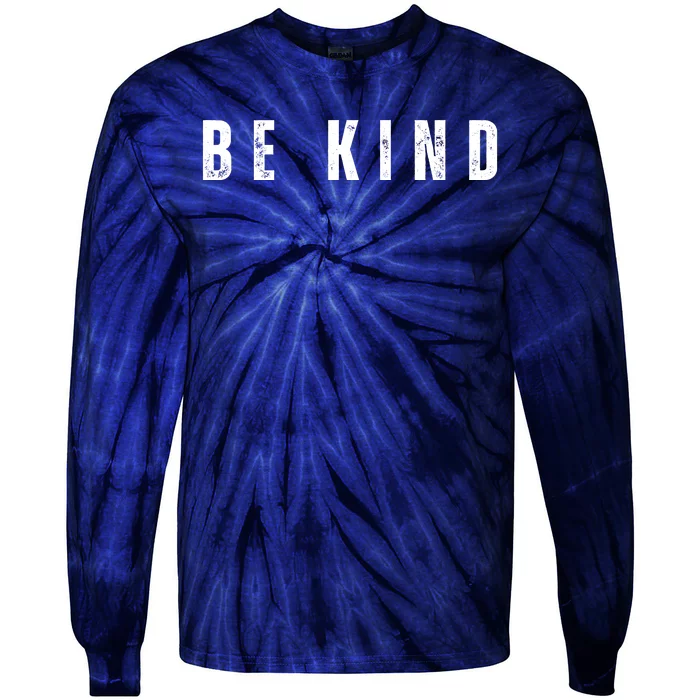 Be Kind Anti Bullying Awareness Tie-Dye Long Sleeve Shirt