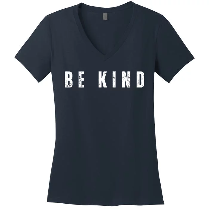 Be Kind Anti Bullying Awareness Women's V-Neck T-Shirt