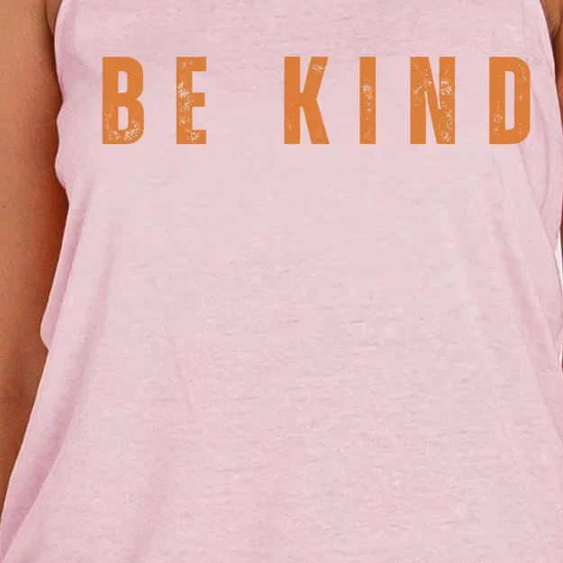 Be Kind Anti Bullying Awareness Women's Knotted Racerback Tank