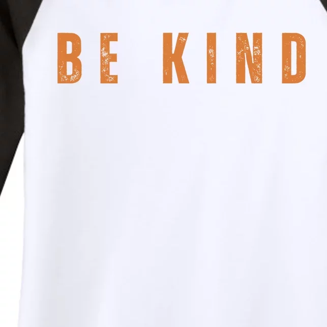 Be Kind Anti Bullying Awareness Women's Tri-Blend 3/4-Sleeve Raglan Shirt