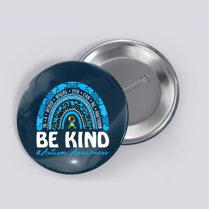 Be Kind Autism Awareness Button