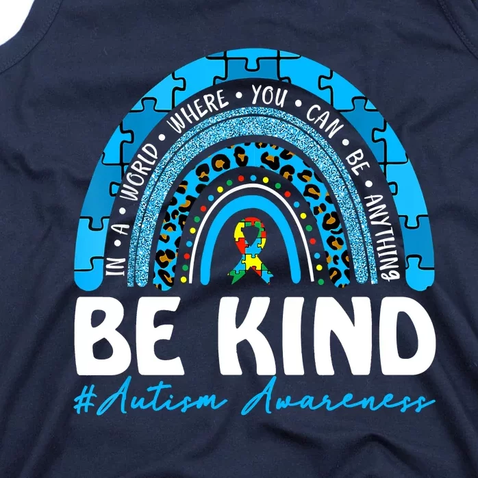 Be Kind Autism Awareness Tank Top