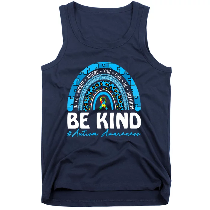 Be Kind Autism Awareness Tank Top