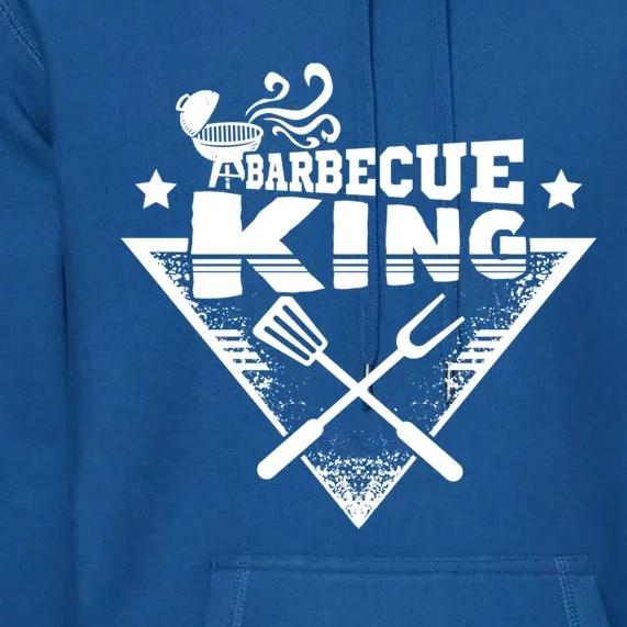 Barbecue King And Bbq Grill W Barbecue Accessories W Brisket Cute Gift Premium Hoodie