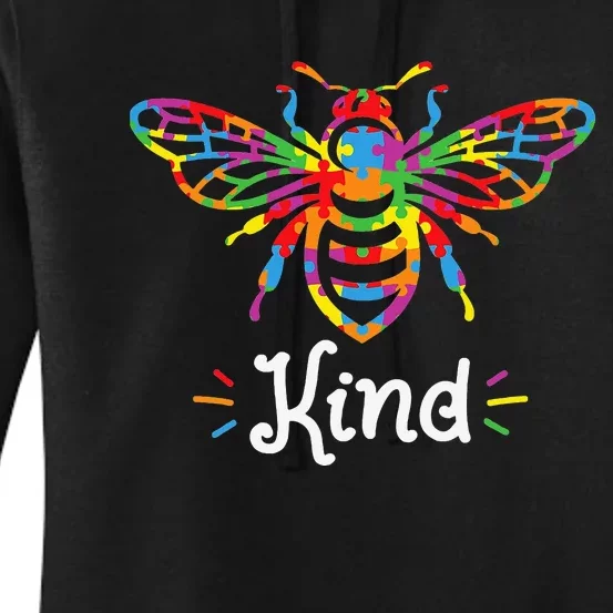 Be Kind Autism Awareness,Autism Bee Kind Women's Pullover Hoodie