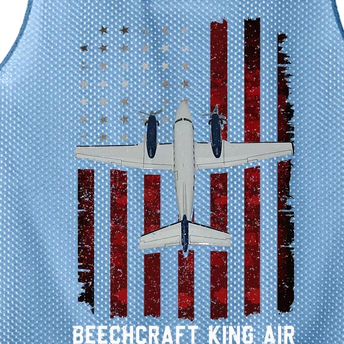 Beechcraft King Air Mesh Reversible Basketball Jersey Tank