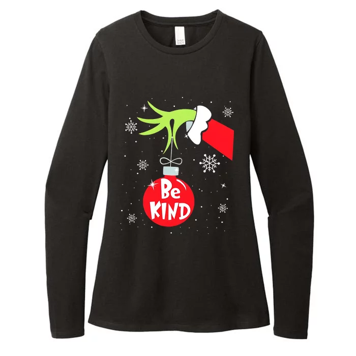 Be Kind At Anytime Teacher Jingle Ball Christmas Grinchmas Womens CVC Long Sleeve Shirt