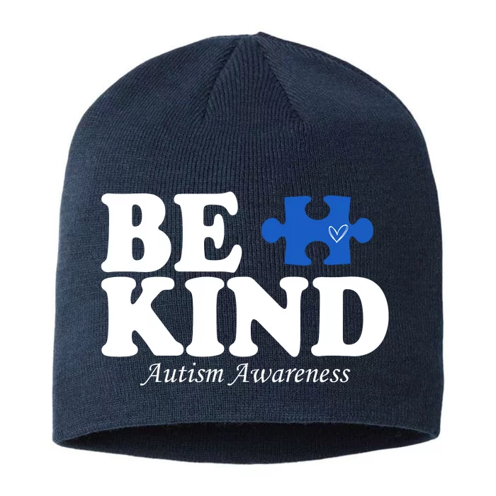 Be Kind Autism Awareness Puzzle 8 1/2in Sustainable Knit Beanie