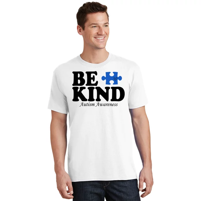 Be Kind Autism Awareness Puzzle T-Shirt