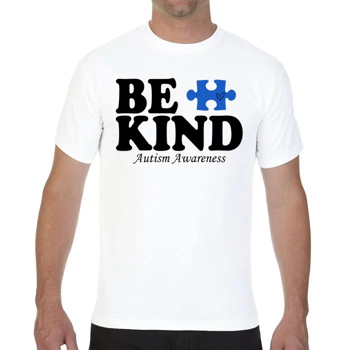 Be Kind Autism Awareness Puzzle Comfort Colors T-Shirt