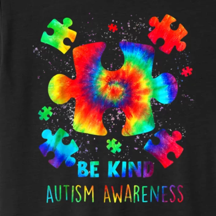 Be Kind Autism Awareness Rainbow ChromaSoft Performance T-Shirt