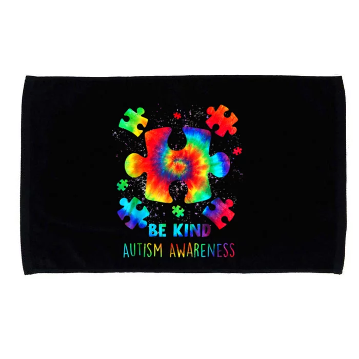 Be Kind Autism Awareness Rainbow Microfiber Hand Towel