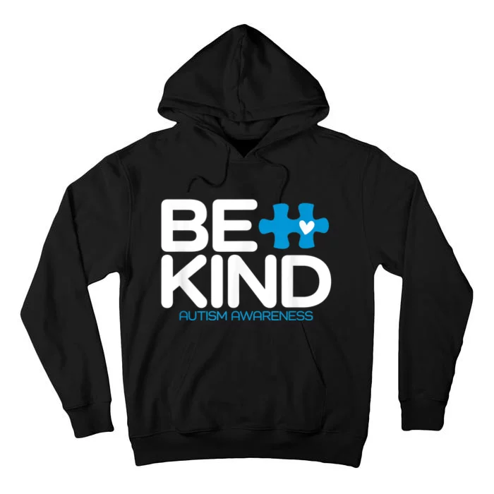 Be Kind Autism Awareness Tall Hoodie