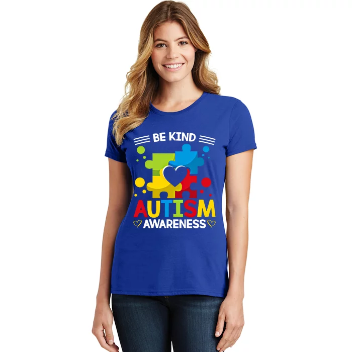 Be Kind Autism Awareness Acceptance Choose Kindness Meaningful Gift Women's T-Shirt