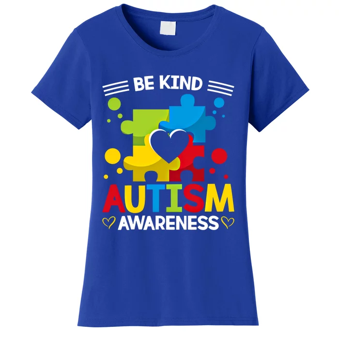 Be Kind Autism Awareness Acceptance Choose Kindness Meaningful Gift Women's T-Shirt