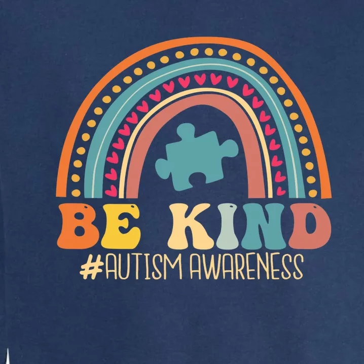 Be Kind Autism Awareness Month For Mom and For Garment-Dyed Sweatshirt