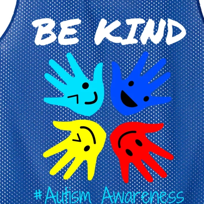 Be Kind Autism Awareness Happy Smile Choose Kindness Gift Mesh Reversible Basketball Jersey Tank